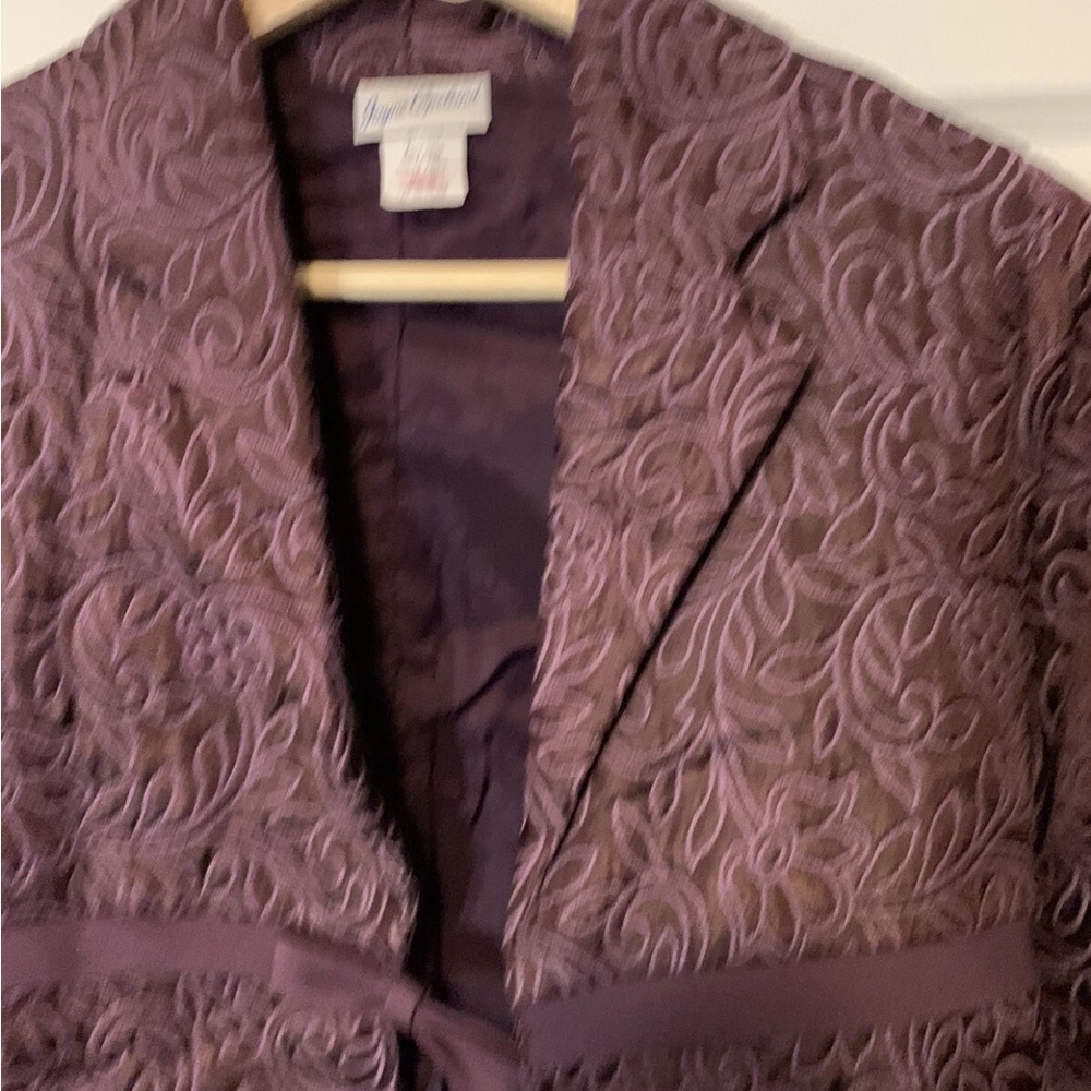 Jayne Copeland womens sz 16 blazer Rich Purple‎